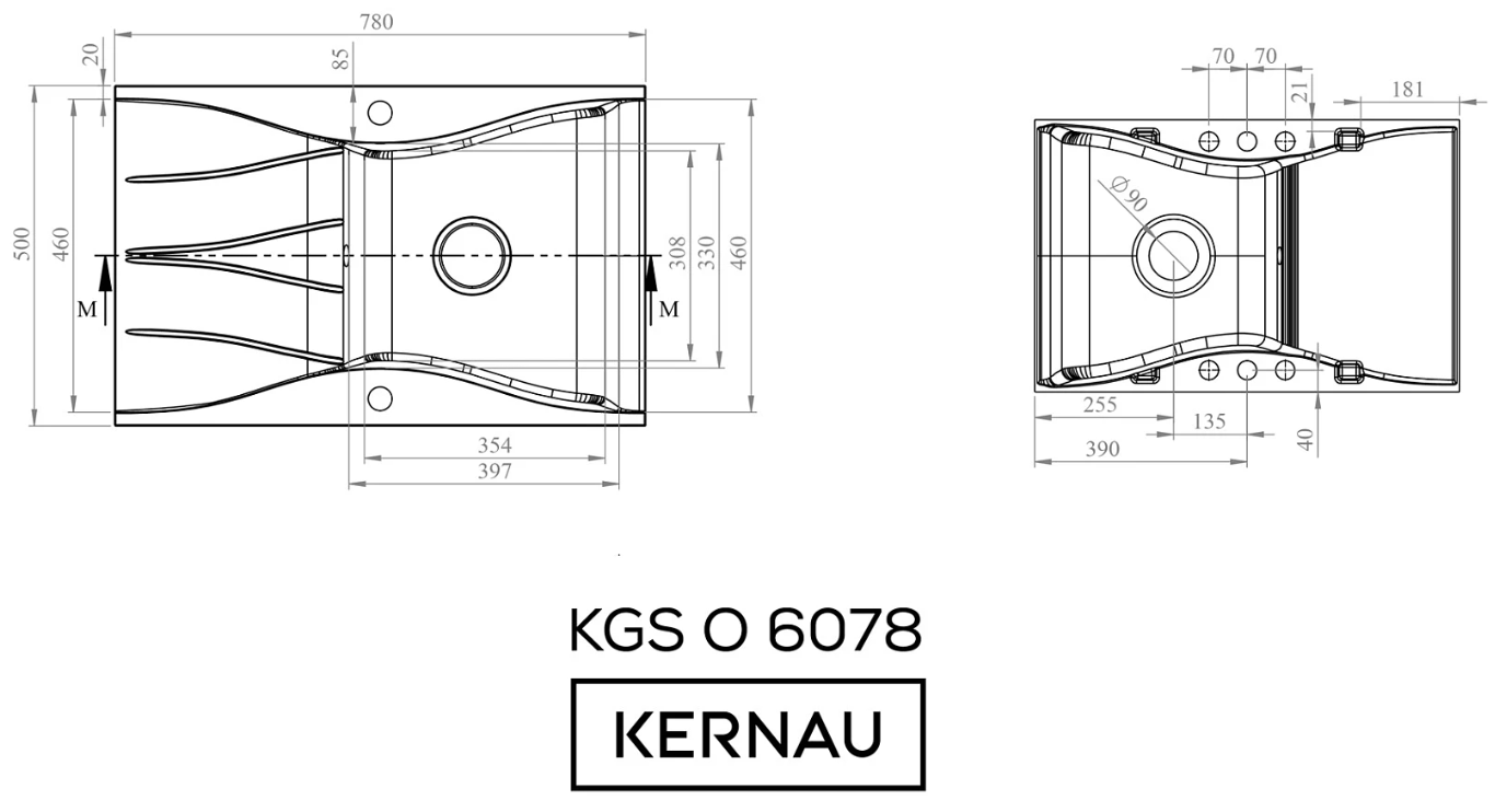KGS O 6078 1B1D Pure White